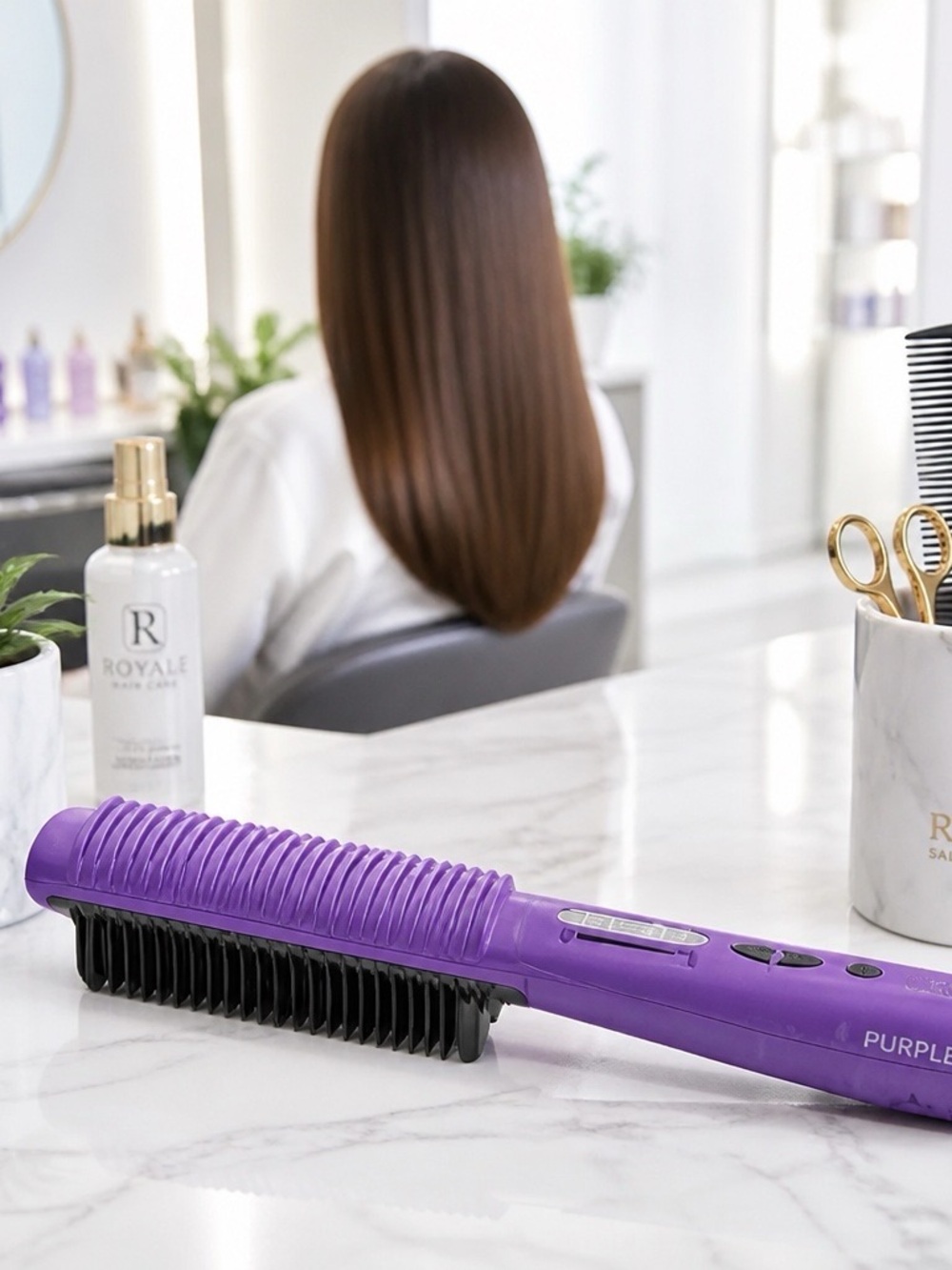 Multipurpose heating brush